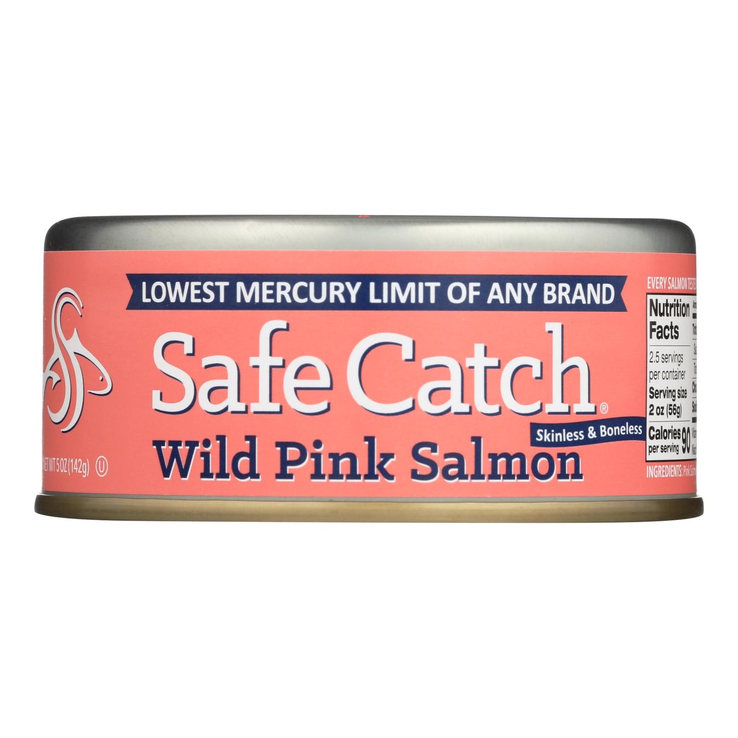 Safe Catch - Salmon Pink Wild - Case Of 6 - 5 Oz