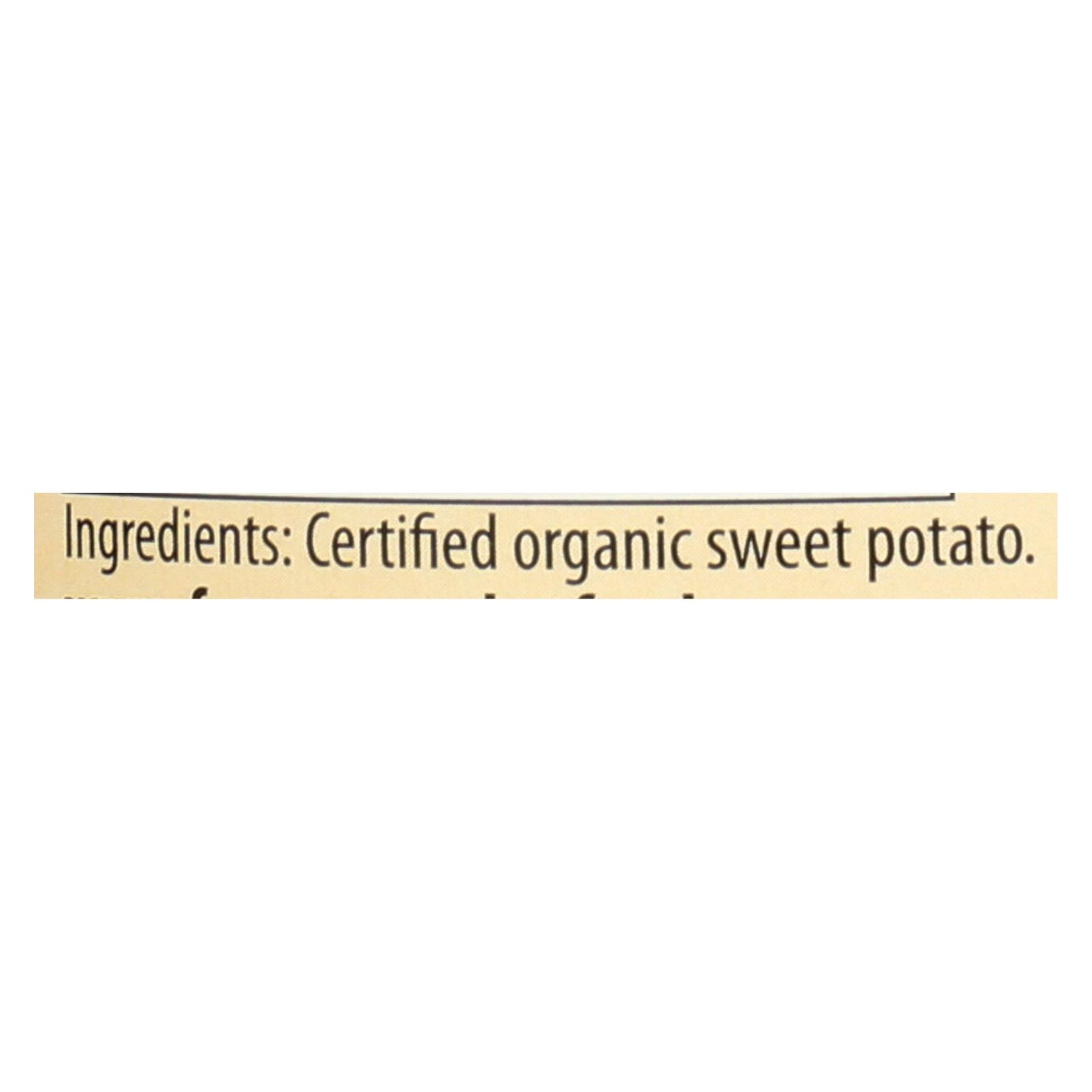 Farmer's Market Organic - Sweet Potato Puree - Case Of 12 - 15 Oz.