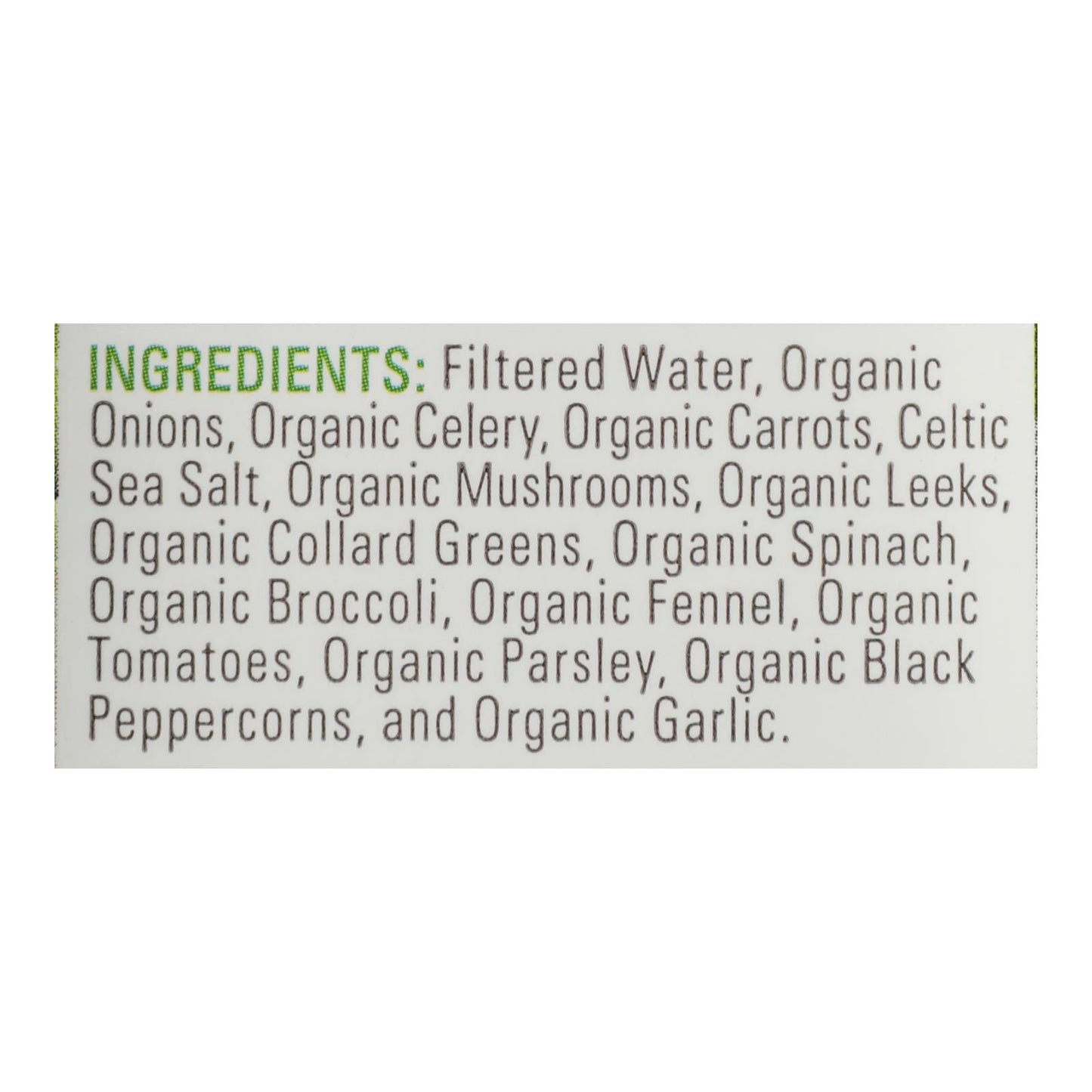 Bonafide Provisions - Broth Vegetable - Case Of 6-32 Oz