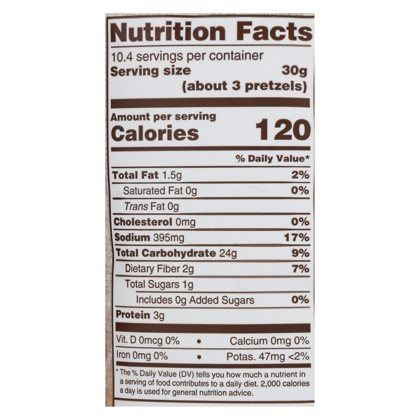 Unique Pretzels - Splits - Multi Grain - Case Of 12 - 11 Oz.