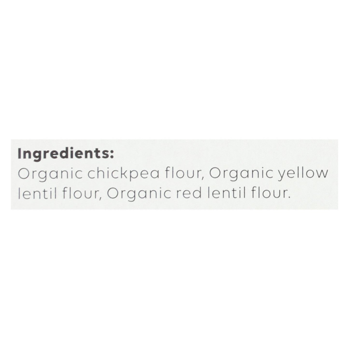 Chickapea Pasta - Pasta Organic Spaghetti - Case Of 6 - 8 Oz