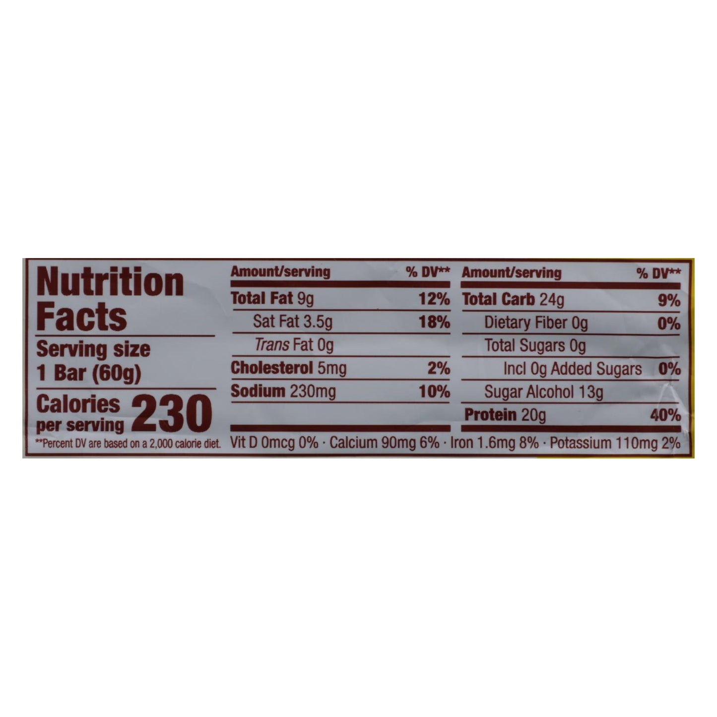 Think Products High Protein Bar - Lemon Delight - Case Of 10 - 2.1 Oz.