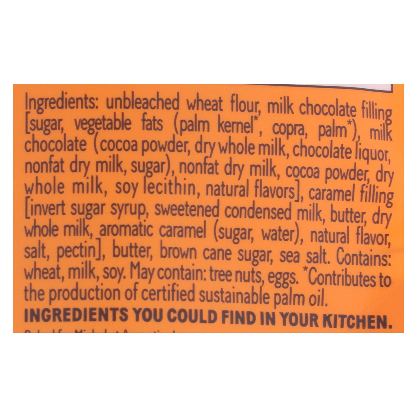 Michel Et Augustin - Cookie Mk Chocolate Caramel Shbrd - Case Of 6 - 4.9 Oz