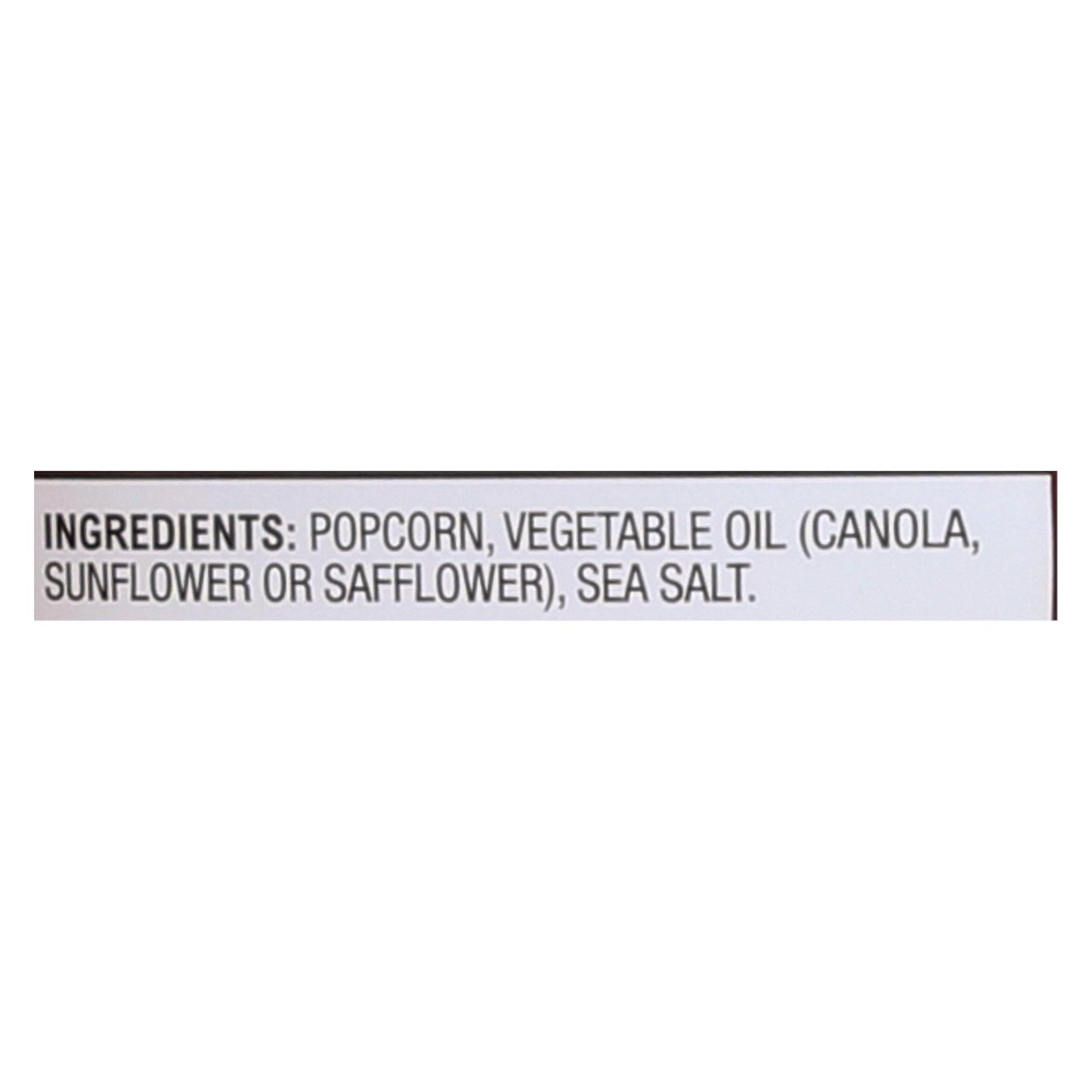 Popcorn Indiana Popcorn - Sea Salt - Case Of 12 - 4.75 Oz.