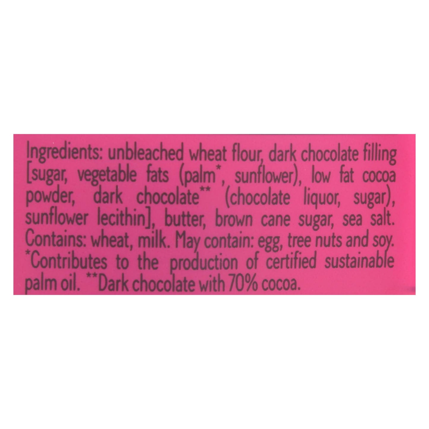 Michel Et Augustin - Cookie Dark Chocolate Ss Shortbread - Case Of 6 - 4.4 Oz