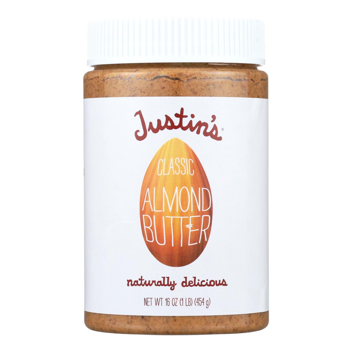 Justin's Nut Butter Almond Butter - Classic - Case Of 6 - 16 Oz.