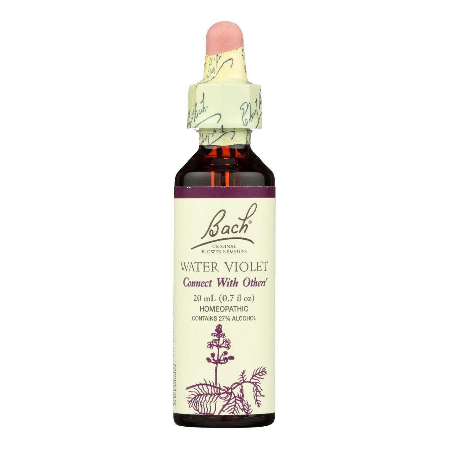 Bach Flower Remedies Essence Water Violet - 0.7 Fl Oz