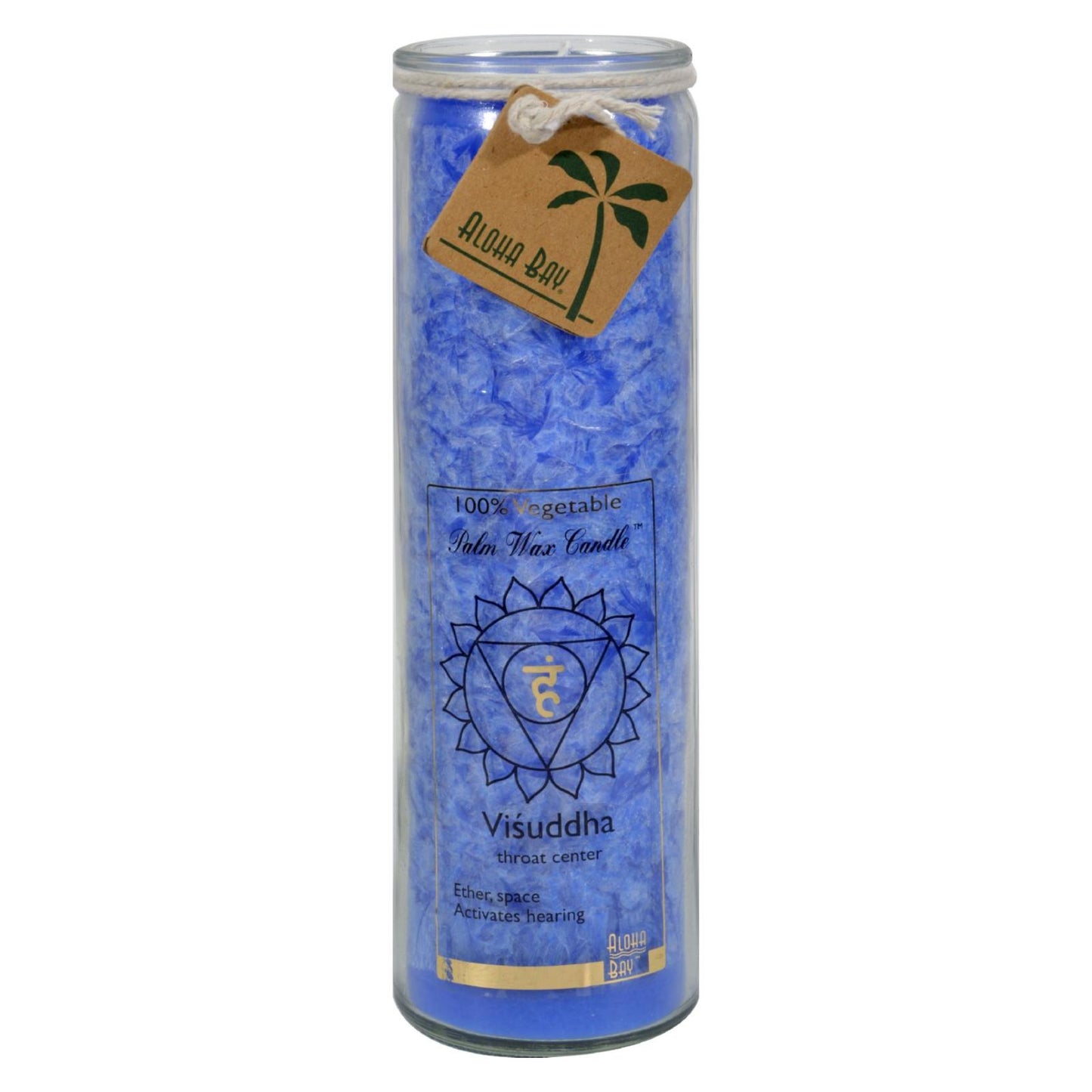 Aloha Bay - Chakra Jar Blue Candle - 17 Oz