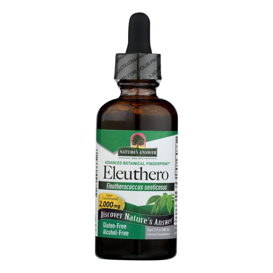 Nature's Answer - Eleuthero Root Alcohol Free - 2 Fl Oz