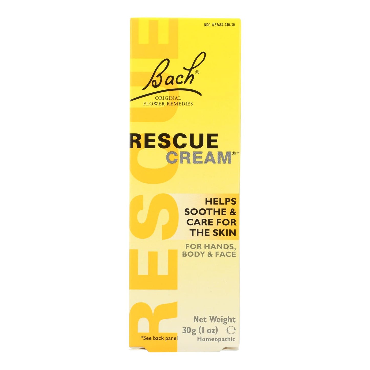 Bach Flower Remedies Rescue Cream - 1 Fl Oz