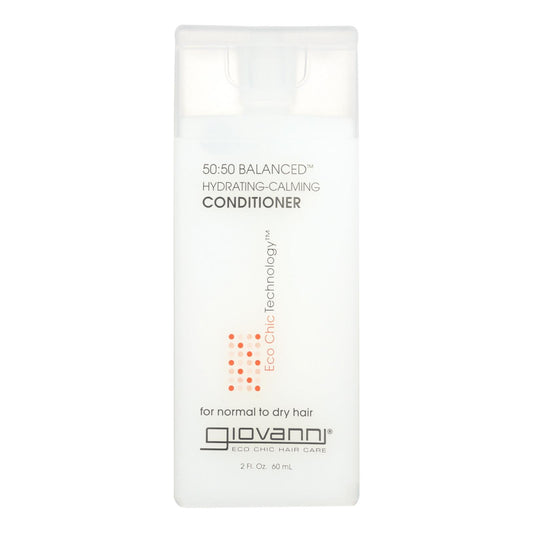 Giovanni 50:50 Balanced Conditioner Hydrating-calming - 2 Fl Oz - Case Of 12