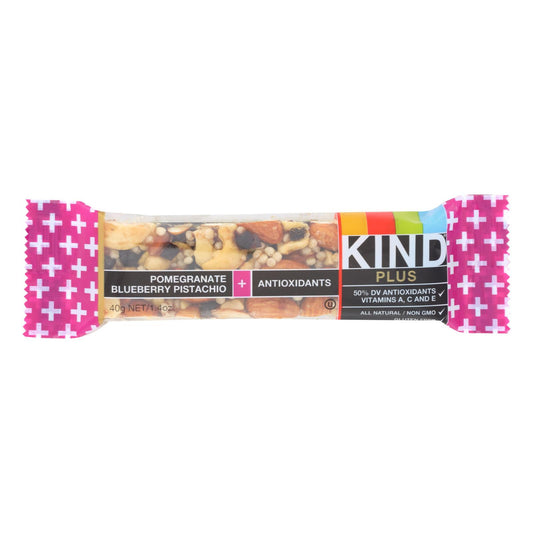 Kind Bar - Pomegranate Blueberry Pistachio Plus Anti-oxidants - Case Of 12 - 1.4 Oz