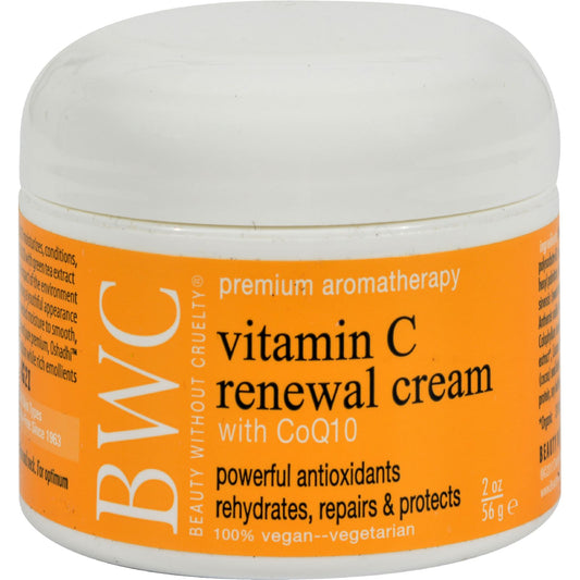 Beauty Without Cruelty Renewal Cream Vitamin C With Coq10 - 2 Oz