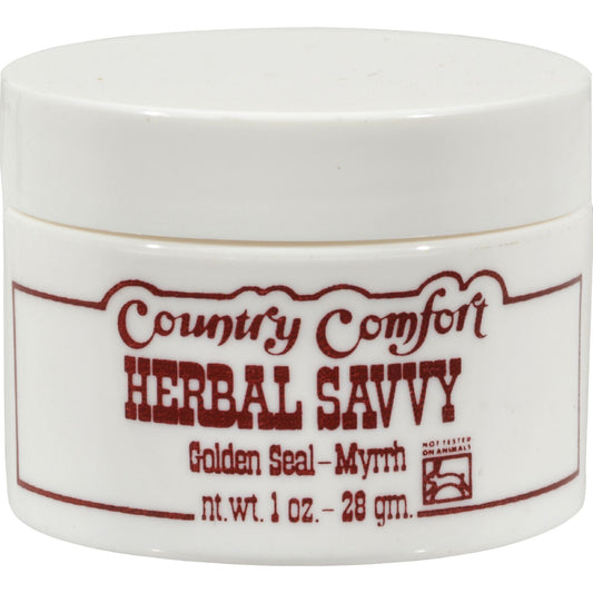 Country Comfort Herbal Savvy Golden Seal-myrrh - 2 Oz