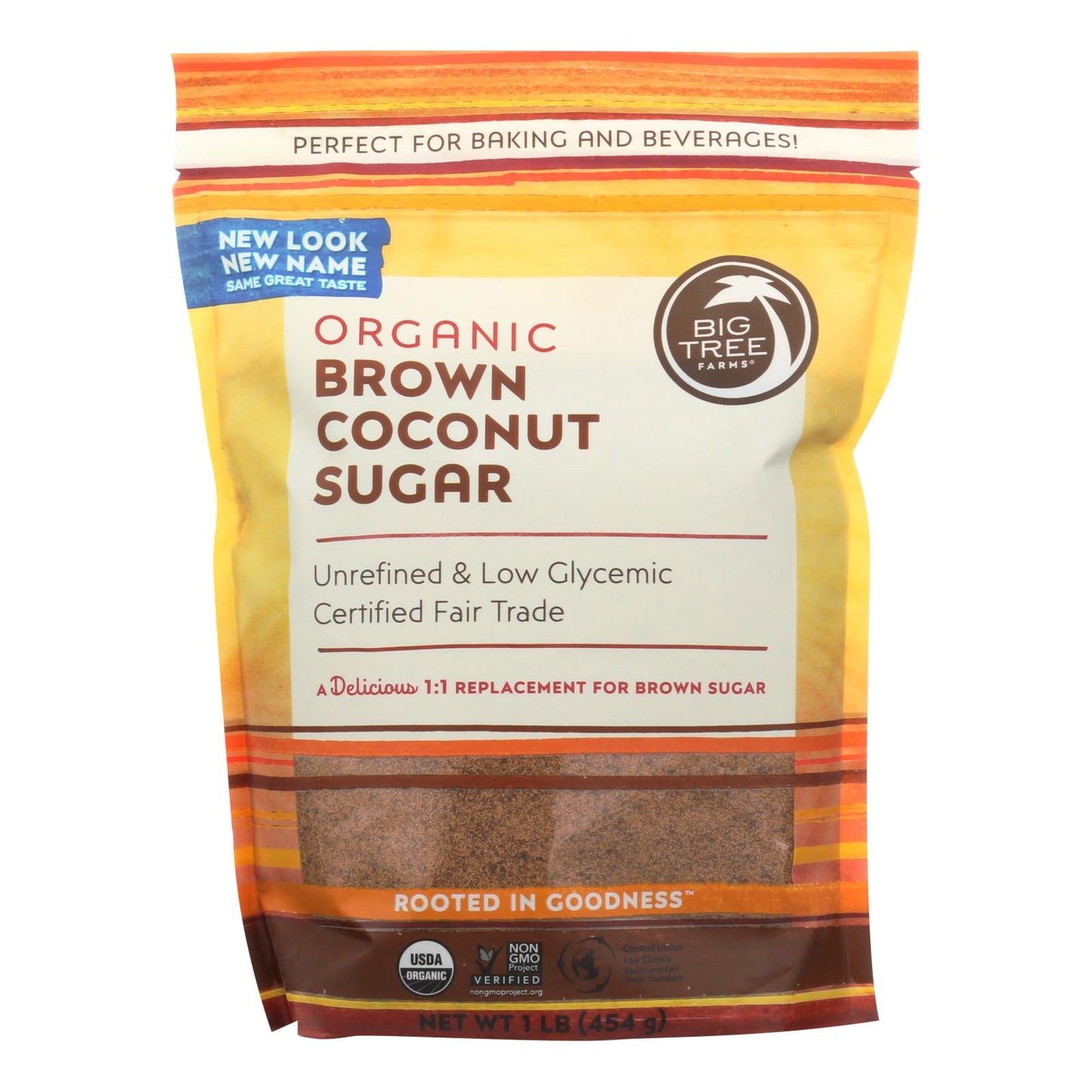 Big Tree Farms Coconut Palm Sugar - Blonde - Case Of 6 - 16 Oz.