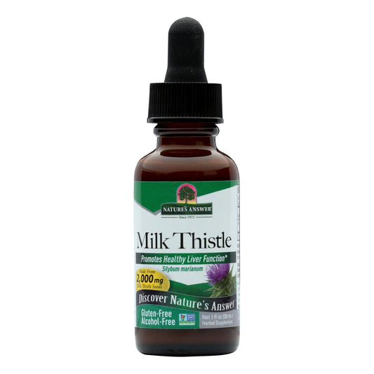 Nature's Answer - Milk Thistle Seed Alcohol Free - 1 Fl Oz