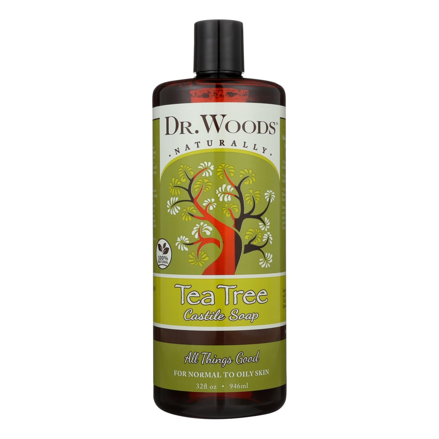 Dr. Woods Pure Castile Soap Tea Tree - 32 Fl Oz