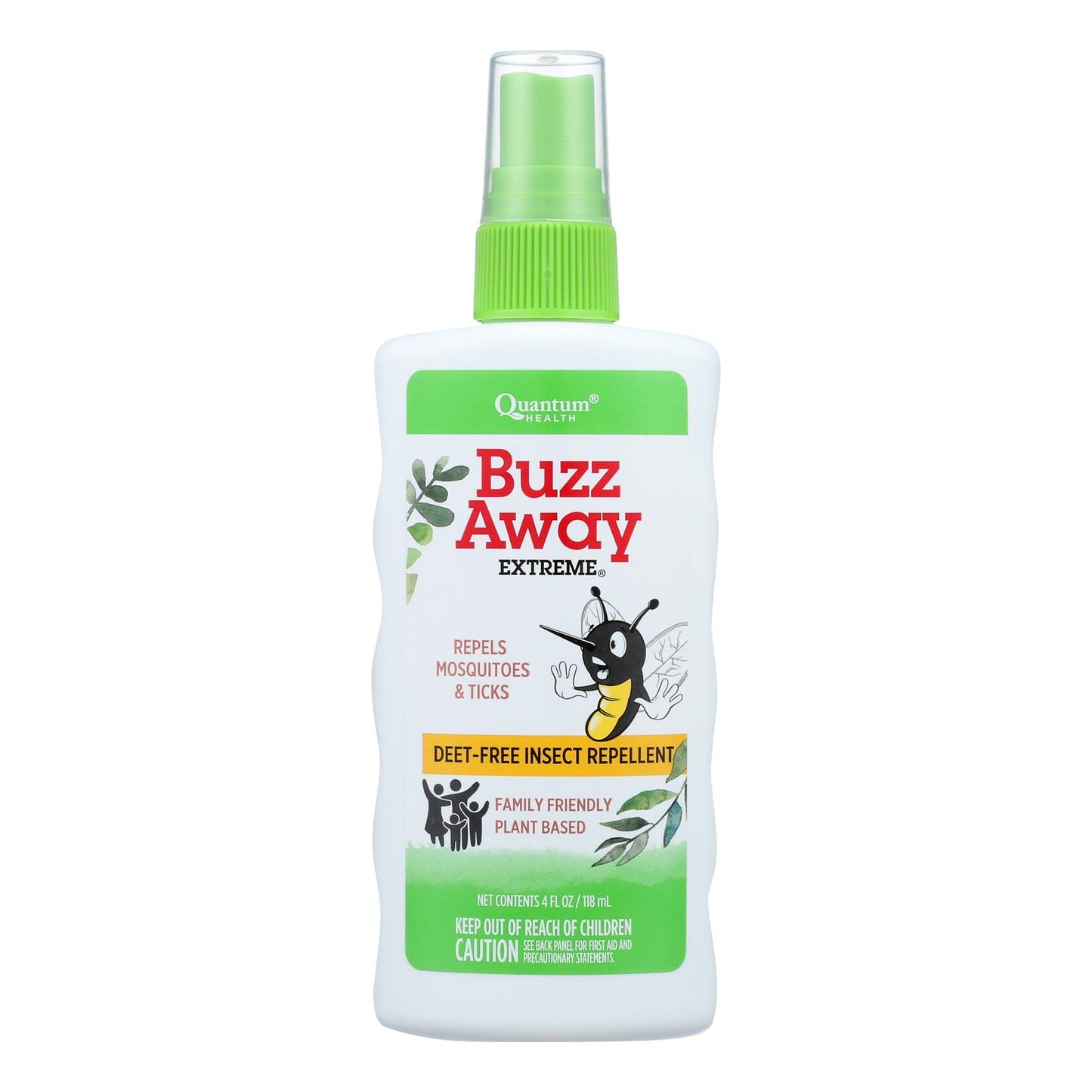 Quantum Buzz Away Extreme Insect Repellent - 4 Fl Oz