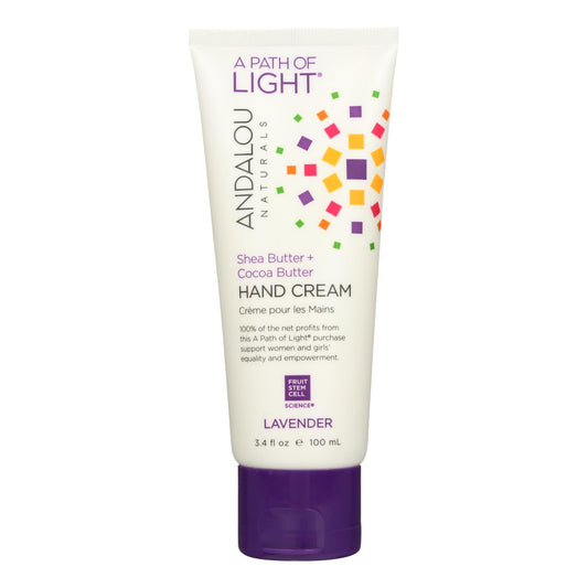 Andalou Naturals Hand Cream Lavender Shea - 3.4 Fl Oz