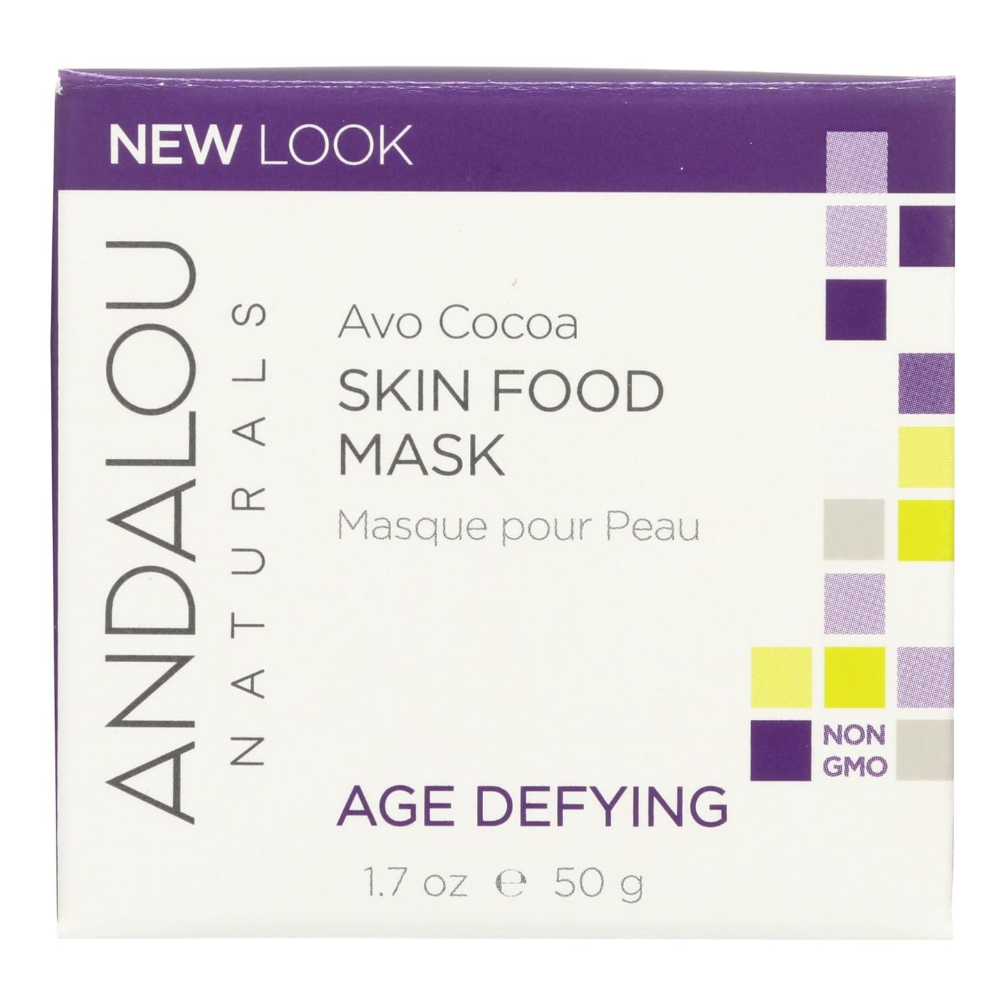 Andalou Naturals Skin Food Nourishing Mask Avo Cocoa - 1.7 Fl Oz