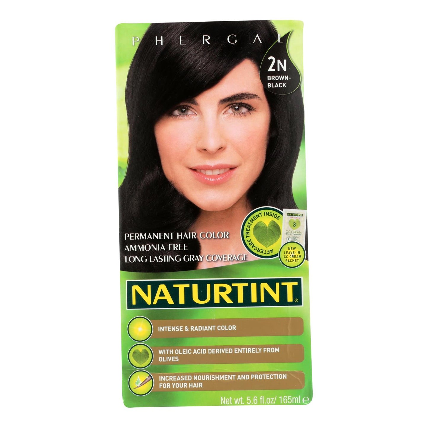 Naturtint Hair Color - Permanent - 2n - Brown Black - 5.28 Oz