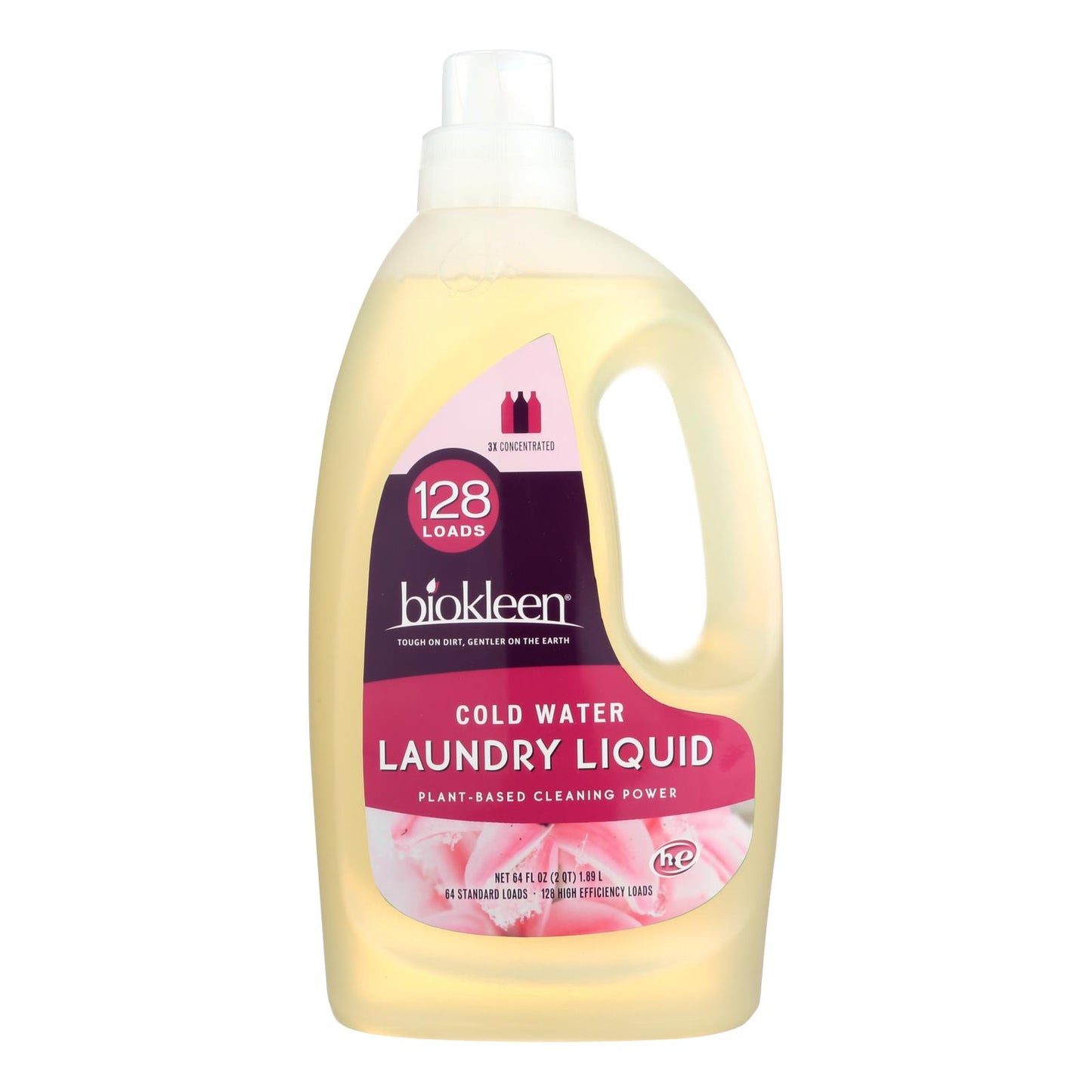 Biokleen Laundry Liquid - Cold Water Formula - 64 Oz