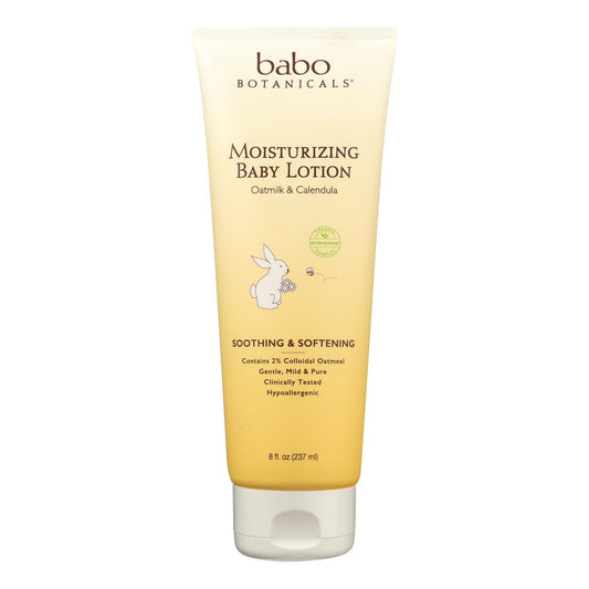 Babo Botanicals - Oatmilk Calendula Moisturizing Baby Lotion - 8 Fl Oz