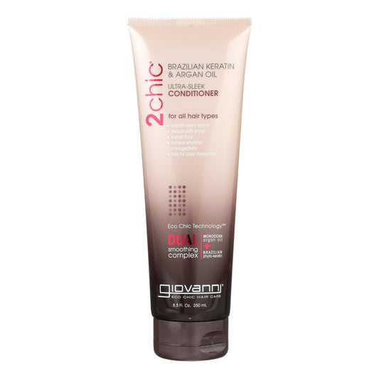 Giovanni 2chic Ultra-sleek Conditioner With Brazilian Keratin And Argan Oil - 8.5 Fl Oz