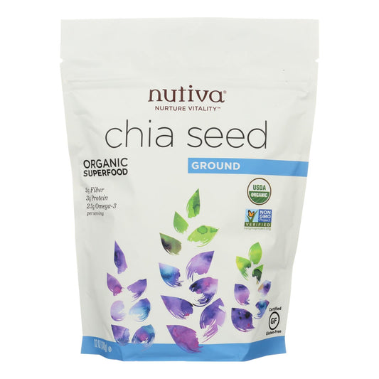 Nutiva Organic Milled Chia Seeds - 14 Oz