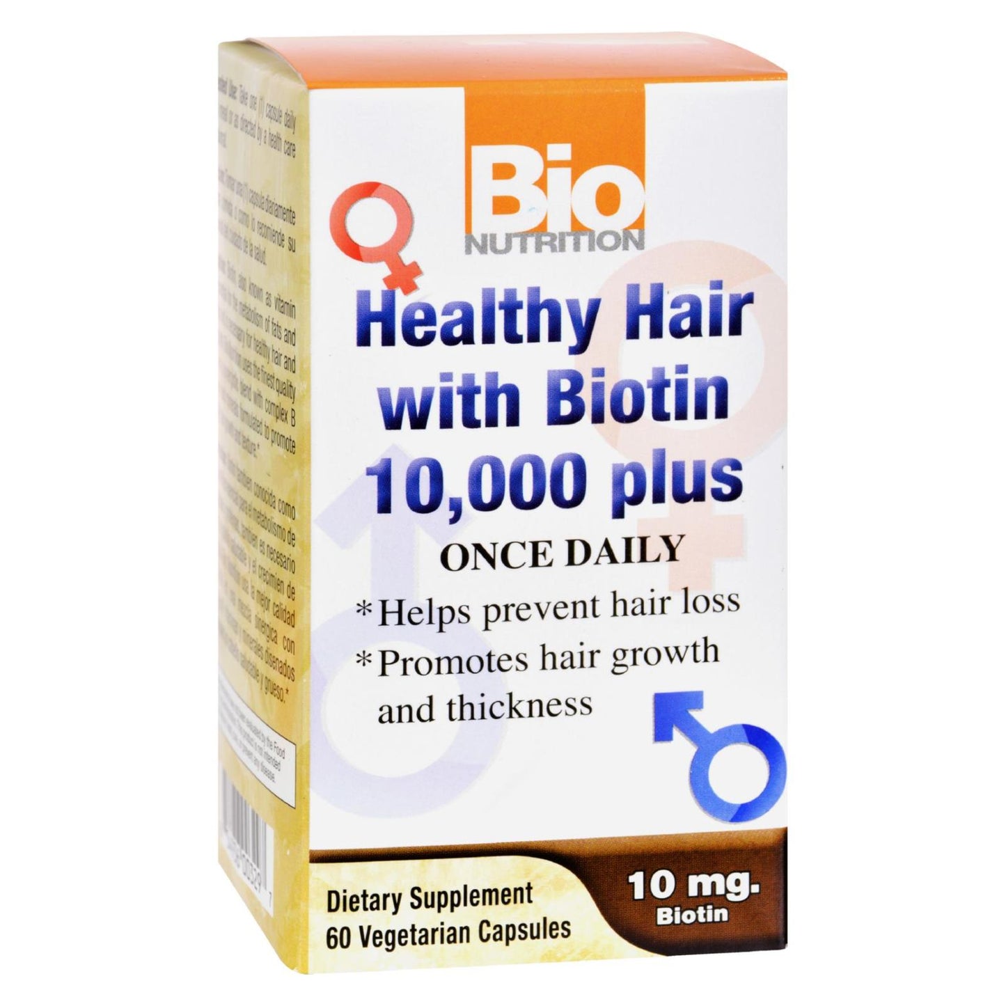 Bio Nutrition - Healthy Hair With Biotin - 60 Ct