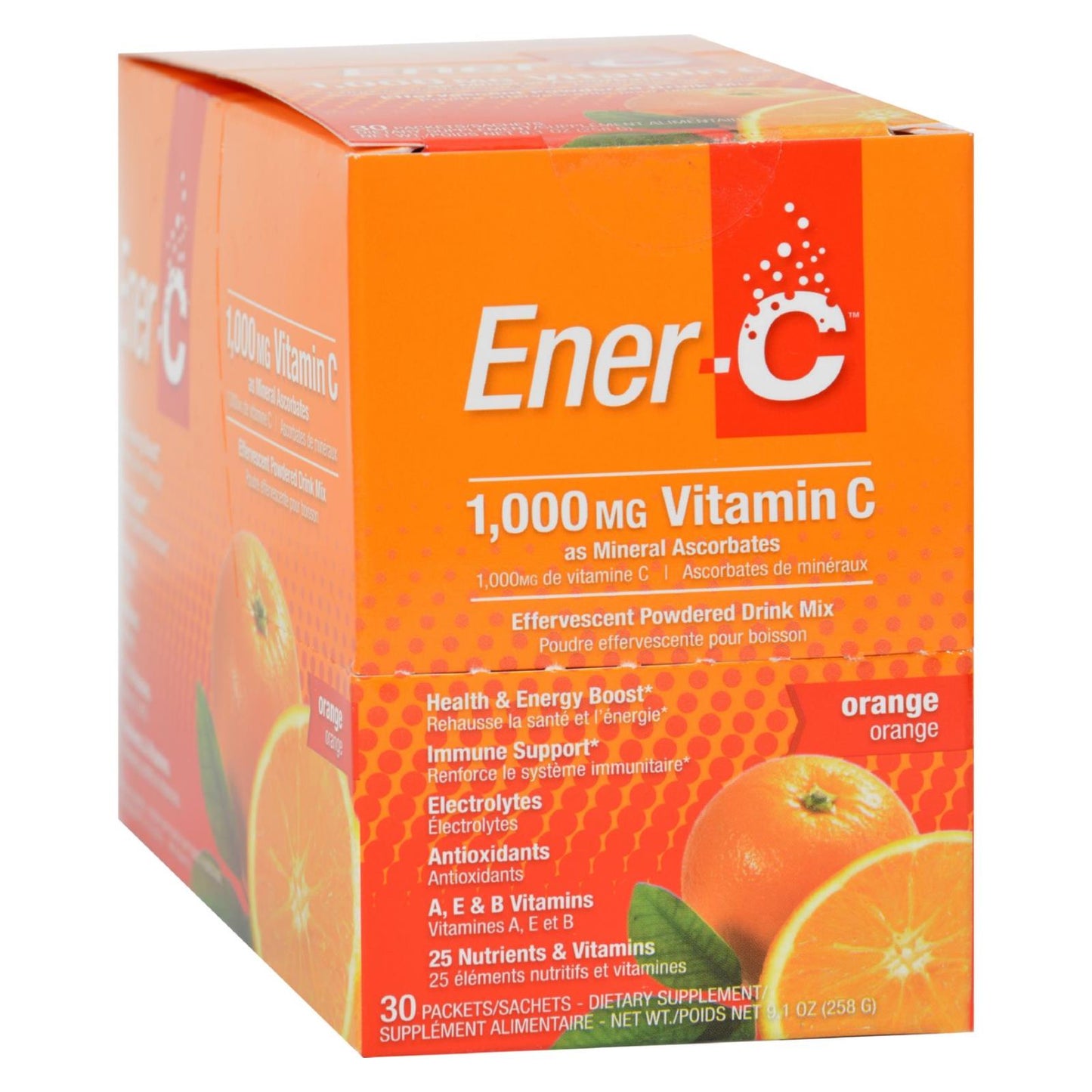 Ener-c Vitamin Drink Mix - Orange - 1000 Mg - 30 Packets