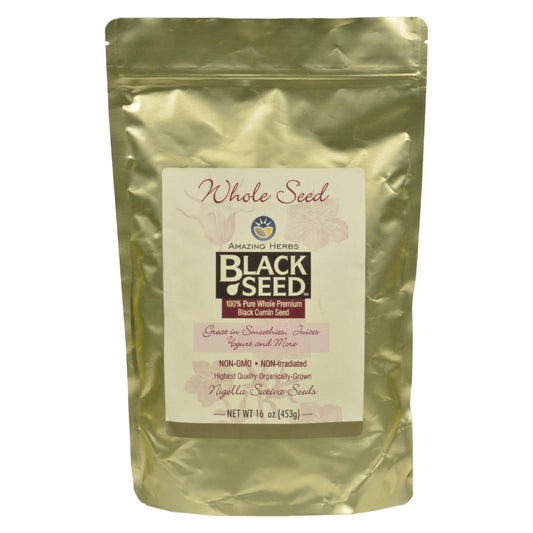 Amazing Herbs - Black Seed Whole Seed - 16 Oz