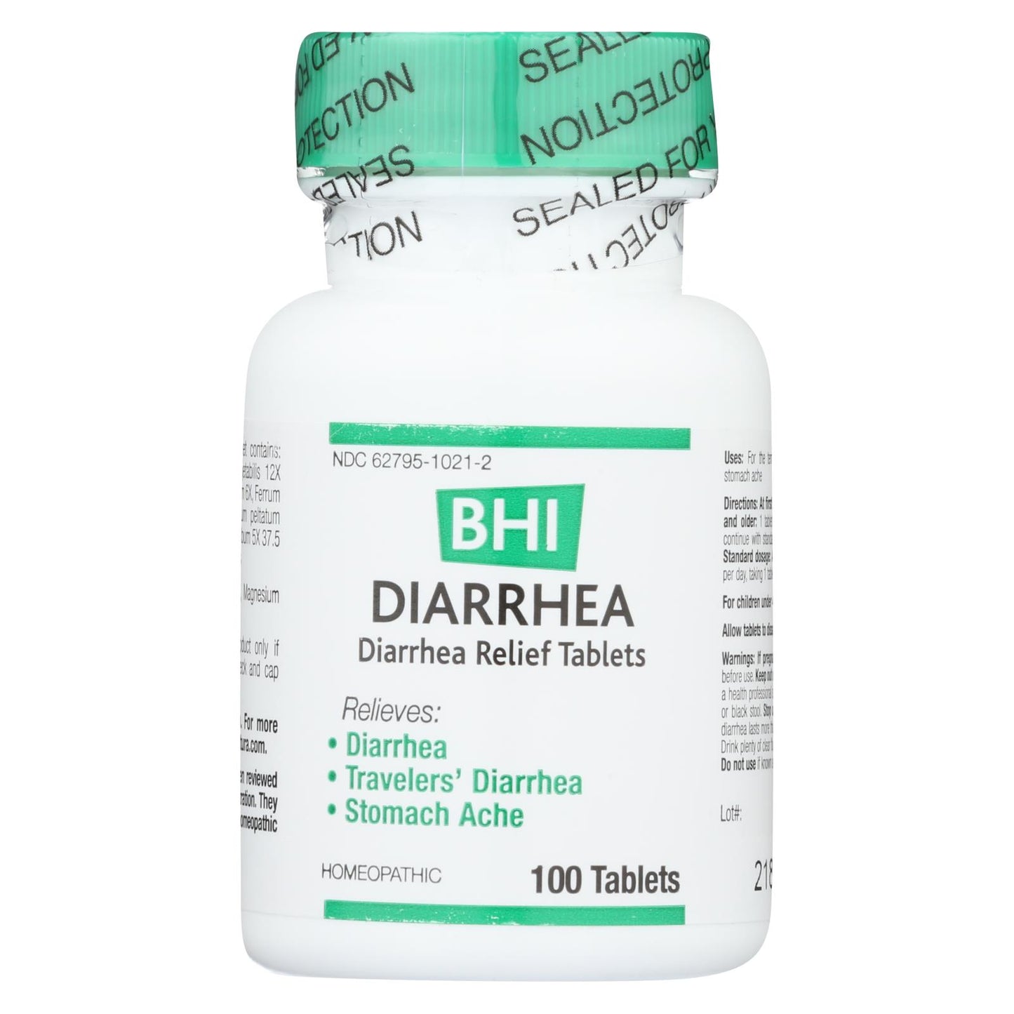 Bhi - Diarrhea Relief - 100 Tablets