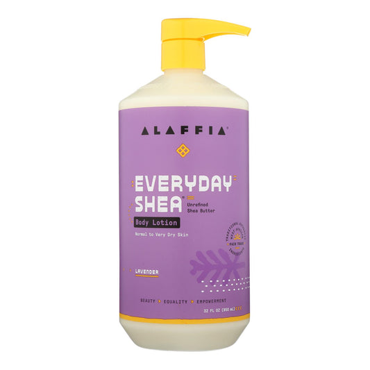 Alaffia - Everyday Lotion - Lavender - 32 Oz.