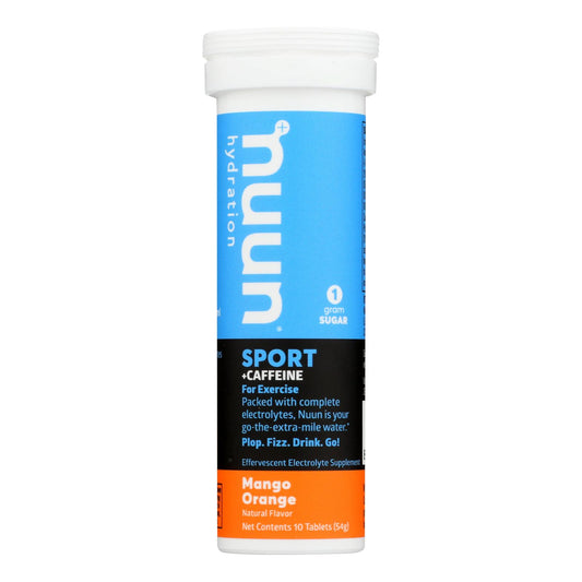 Nuun Hydration Nuun Energy - Mango Orange - Case Of 8 - 10 Tablets