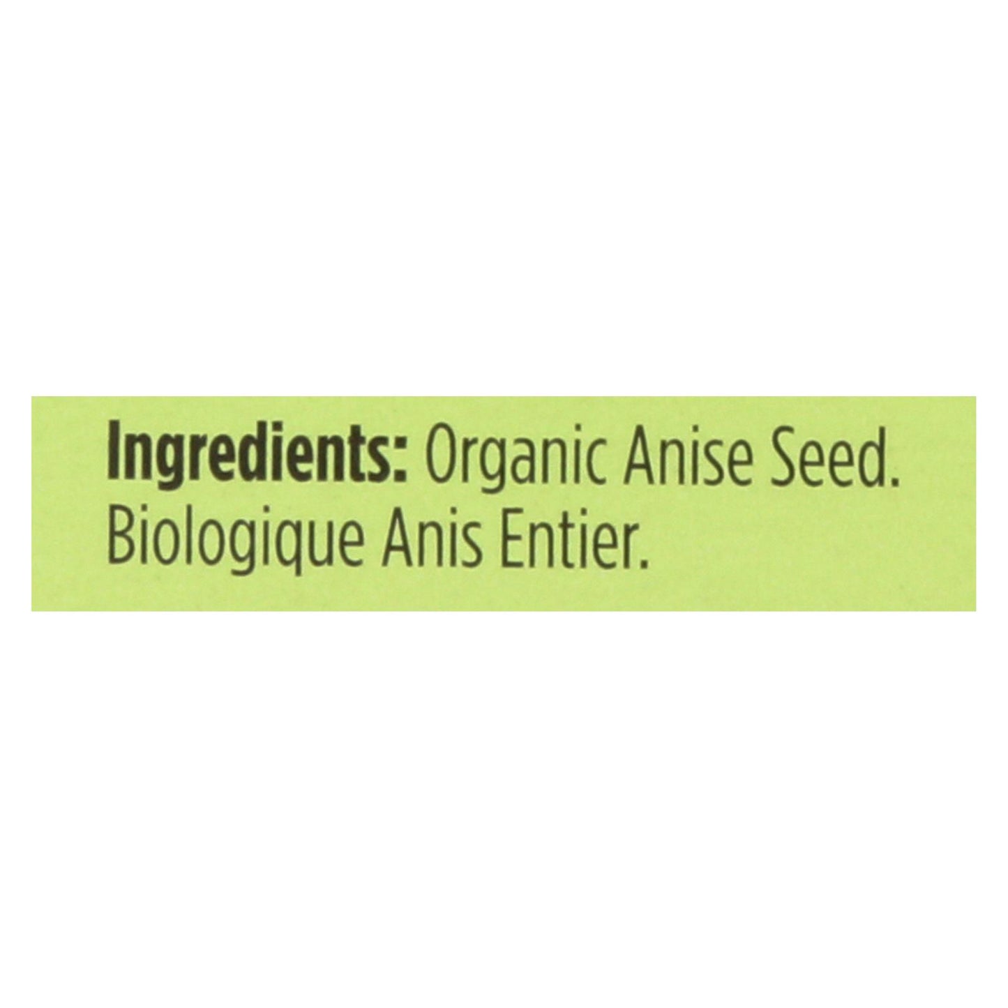 Spicely Organics - Organic Anise Whole - Case Of 6 - 0.3 Oz.