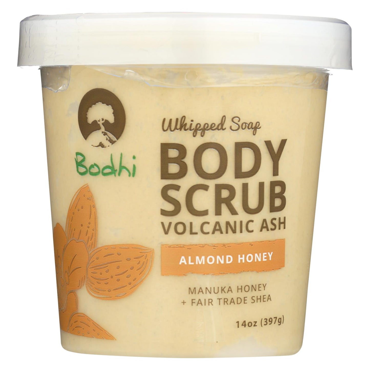 Bodhi - Body Scrub - Almond Honey - Case Of 1 - 14 Oz.