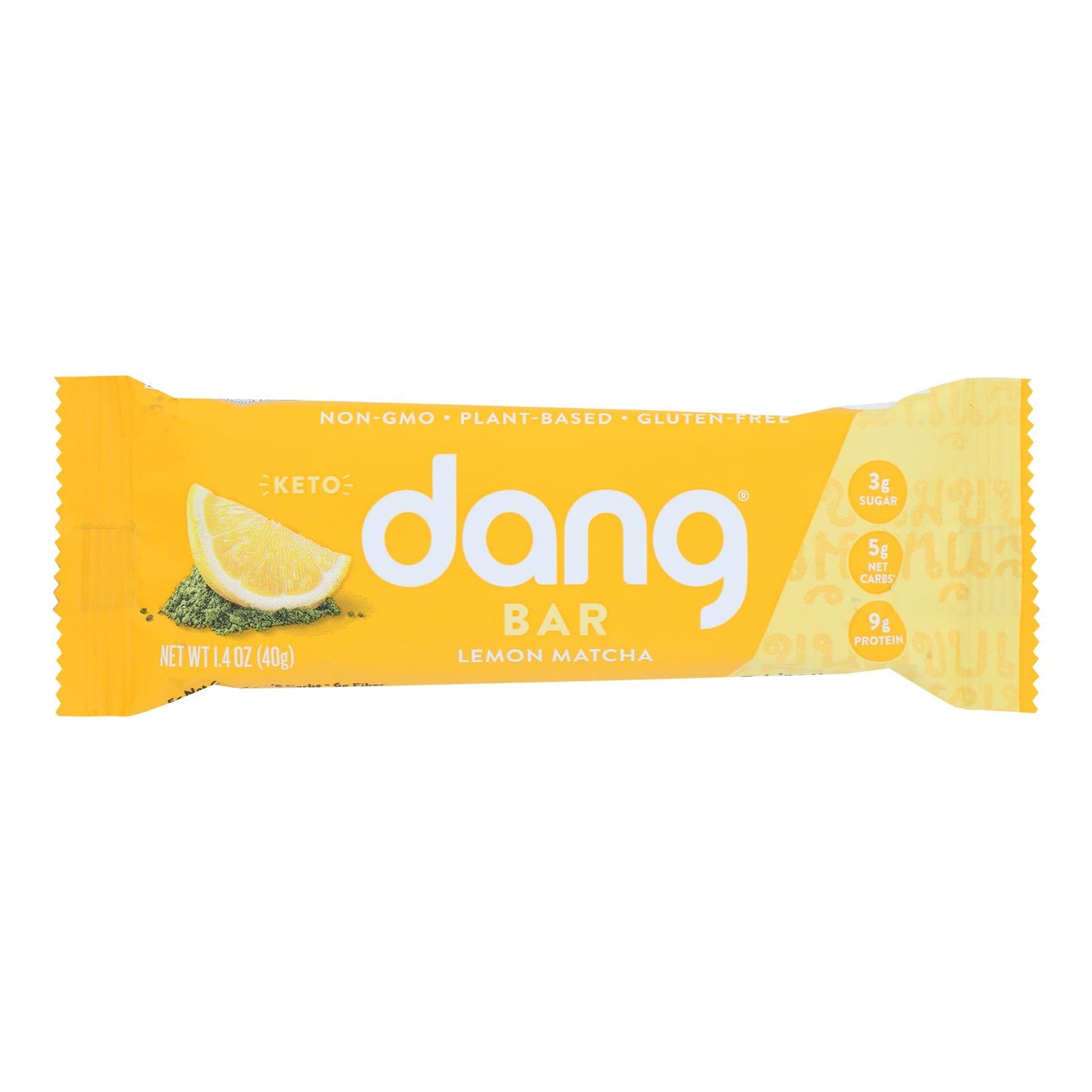 Dang - Bar - Lemon Matcha - Case Of 12 - 1.4 Oz.